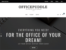 Tablet Screenshot of officepuddle.com